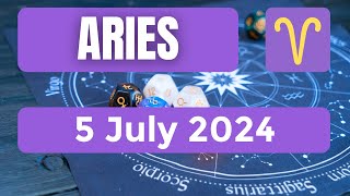 Aries horoscope  Aries Horoscope for Today 5 July 2024 [upl. by Llyrat]