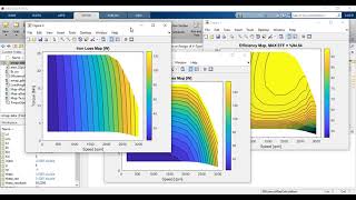 Part 302 Calculation of the efficiency map of the Vtype IPM motor [upl. by Damara]