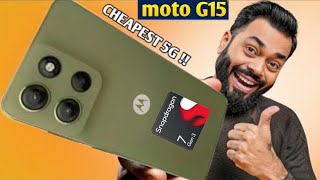 Motorola G15 5G Unboxing amp Review ⚡ First Look amp Hands on trakintech [upl. by Ditter201]