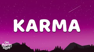 JoJo Siwa  Karma Lyrics [upl. by Marji]