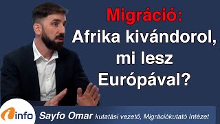 Migráció Afrika kivándorol de mi lesz akkor Európával Sayfo Omar Inforádió Aréna [upl. by Eissolf630]