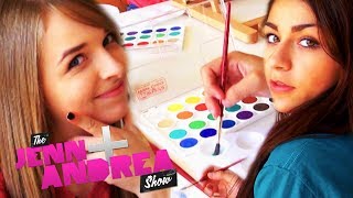 Jennxpenn and Andrea Russett PAINT EACH OTHER  GIVEAWAY [upl. by Hayden172]