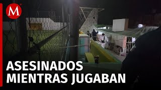 Balacera en cancha de futbol en Colima deja como saldo un muerto y dos heridos [upl. by Aruon]