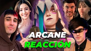 STREAMERS REACCIONAN al TRAILER de ARCANE TEMPORADA 2 [upl. by Eartha]