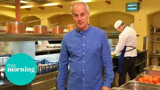 Phil Vickery Takes Us On A Tour Of The Royal Kitchens In Buckingham Palace  This Morning [upl. by Lothaire]