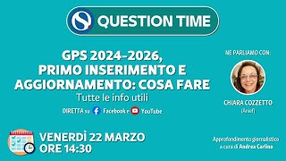 GPS 20242026 primo inserimento o aggiornamento cosa fare [upl. by Heyer504]