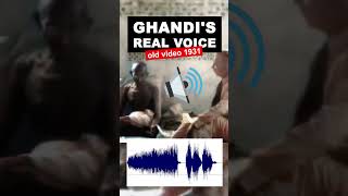 Gandhis REAL Voice🤣 [upl. by Codi236]