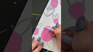 🖍️Coloring marker asmr asmr markers shorts [upl. by Onitsuaf]