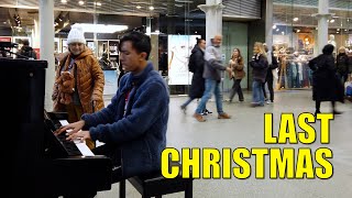 What The Security Guards Did When I Played Last Christmas at St Pancras  Cole Lam [upl. by Fried]