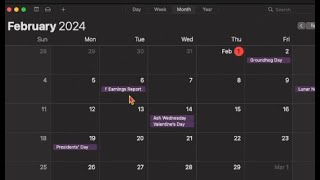 How to Add Corporate Earnings Reports to Your Calendar on Mac via Stocks App [upl. by Eamanna]