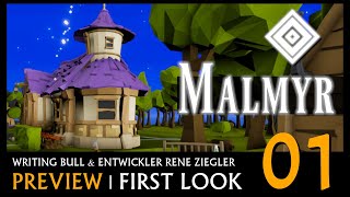 Preview Lets Play Malmyr  mit Entwickler 01 Deutsch [upl. by Sperry]