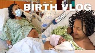 NATURAL UNMEDICATED BIRTH Vlog  Labor amp Delivery w NO EPIDURAL  FIRST TIME MOM [upl. by Tankoos93]