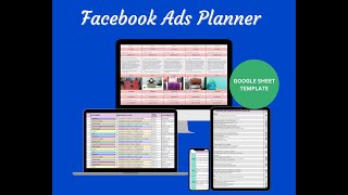 FACEBOOK ADS PLANNER [upl. by Inajna52]