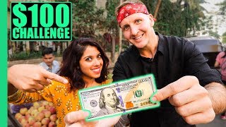 INDIAN Street Food 100 CHALLENGE in MUMBAI Best Street Food in Mumbai [upl. by Nongim]