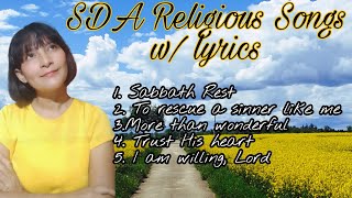 RELIGIOUS SONG SDA SONGS w Lyrics playlist ER LYN cover [upl. by Nivrae58]