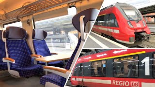 Modernisierter Talent 2 von DB Regio für VBB Netz Elbe Spree Mitfahrt RE 7 Dessau Hbf Berlin BER [upl. by Akiaki]