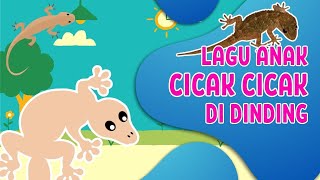 LIRIK LAGU CICAK CICAK DI DINDING  LIRIK LAGU ANAK  LAGU ANAK TERPOPULER  LAGU ANAK INDONESIA [upl. by Reifnnej]