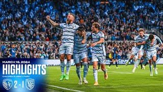 HIGHLIGHTS Sporting Kansas City 2  1 San Jose Earthquakes [upl. by Negam406]