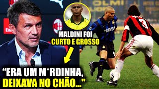 🚨 EITA Olha o que o MALDINI E OUTROS ZAGUEIROS LENDÁRIOS FALARAM DE RONALDO FENÔMENO HOJE [upl. by Munson]