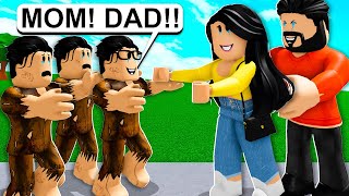 HATED TRIPLETS Find Their REAL PARENTS Roblox [upl. by Divaj]