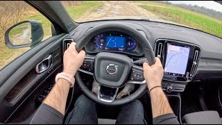 NEW Volvo XC40 Recharge 2024  TWIN 408hp  POV Test Drive [upl. by Michelle]