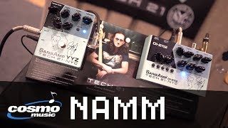 Tech 21 Geddy Lee Steve Harris Dug Pinnick Pedals and SansAmp PSA 20  Cosmo Music at NAMM 2020 [upl. by Peery]