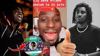 Urgent ‼️ Adamo Wally seck Milano inchallah lah le 22 Juin😱🥰 [upl. by Nanete]