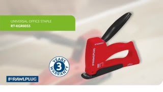 RAWLPLUG Universal stapler for decoration and office use [upl. by Georgie]