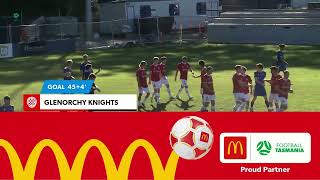 Lakoseljac Cup Semi Final Goal Highlights Devonport Strikers v Glenorchy Knights [upl. by Eseuqcaj849]