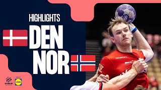 Denmark vs Norway  Round 1  EHF EURO Cup 2026 [upl. by Aihtnys]