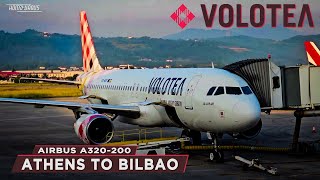 Volotea  A pleasant surprise  A320  Athens to Bilbao [upl. by Spear]