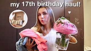 WHAT I GOT FOR MY 17TH BIRTHDAY birthday haul [upl. by Ydal]