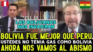 ¡INTENSO DEBATE POLITOLOGO BOLIVIANO COMPARA LA ECONOMIA PERUANA CON LA ECONOMIA BOLIVIANA [upl. by Tiras]