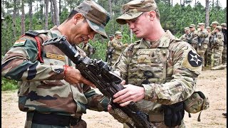 Indian Army Training With US Army  India And US Joint Army Training [upl. by Acisse]