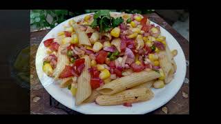 स्वादिष्ट हेल्दी पास्ता सलाद रेसिपी–बनाएं मिनटों में Pasta Salad Recipe  Easy Penne Pasta Salad [upl. by Aerdnad]