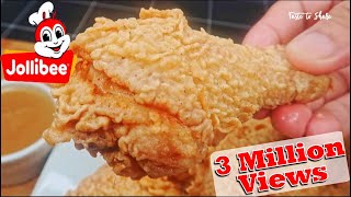 The Secret of Cooking Crispy amp Juicy Fried Chicken  Eto Sikreto sa Masarap na Jollibee Chicken joy [upl. by Aynna]