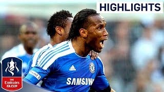 Tottenham 15 Chelsea  Drogba Mata Bale Ramires Lampard Malouda  Official FA Cup highlights [upl. by Lehcsreh546]