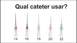 Qual cateter usar na hora da perfuração [upl. by Ziul358]