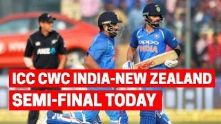 ICC Cricket World Cup 2019 IndiaNew Zealand face off in the first semifinal [upl. by Artemed]