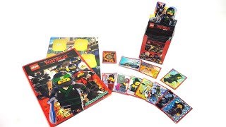 LEGO Ninjago Movie Stickeralbum  10 Booster  Unboxing amp Review auf deutsch [upl. by Yntirb]