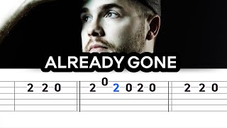 Sleeping At Last  Already Gone Easy Guitar Tabs Tutorial [upl. by Alexei489]