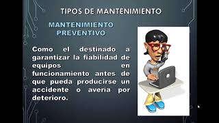 ✅Tipos de mantenimiento definición e importancia👁‍🗨 Preventivo correctivo predictivo [upl. by Beitris244]