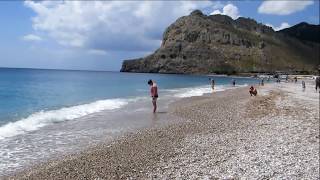 RODOS  Kolymbia Plaża RHODOS  Kolymbia Beach [upl. by Huntington]