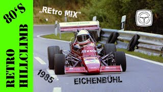 Bergrennen Eichenbühl 1985  REtro MIX Sportwagen  Crash  March 842 BMW Lola T297 Formula Quattro [upl. by Rellia]