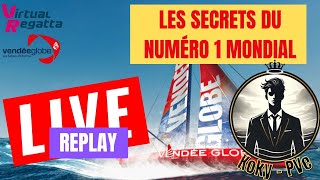 REPLAY VENDÉE GLOBE 2024 Koky Meilleur Joueur du Monde sur Virtual Regatta Projection Virtuelle [upl. by Adnauq]