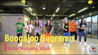 줌바 zumba 2020 I LOVE ZUMBA  줌바 홈트  Víctor Manuelle Wisin  Boogaloo Supreme SALSA [upl. by Nauqahs975]