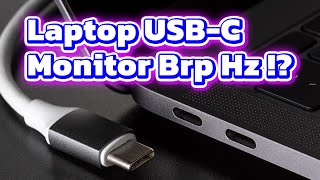 Laptop USBC Monitor Berapa Hertz Ya ⁉️ [upl. by Ariec]