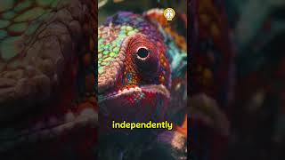 👁️Red Chameleon Closeup Eye🦎 chameleon shorts shortsfeed reptiles [upl. by Karr731]