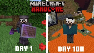 100 Days in Scripted Hardcore Minecraft [upl. by Auhsej]