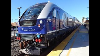 Amtraks Pacific Surfliner  with an Observation car [upl. by Eirak]